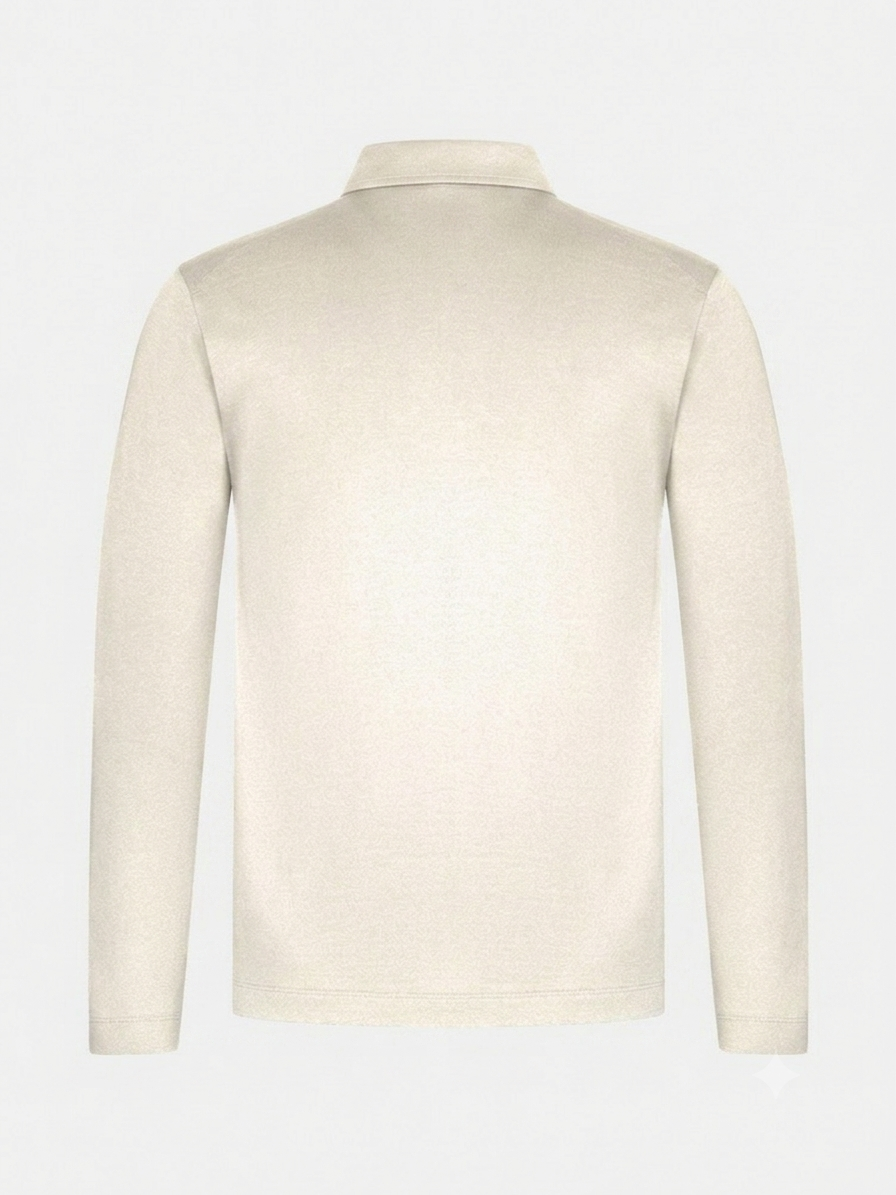 VENIX Luxe Longsleeve Polo Beige