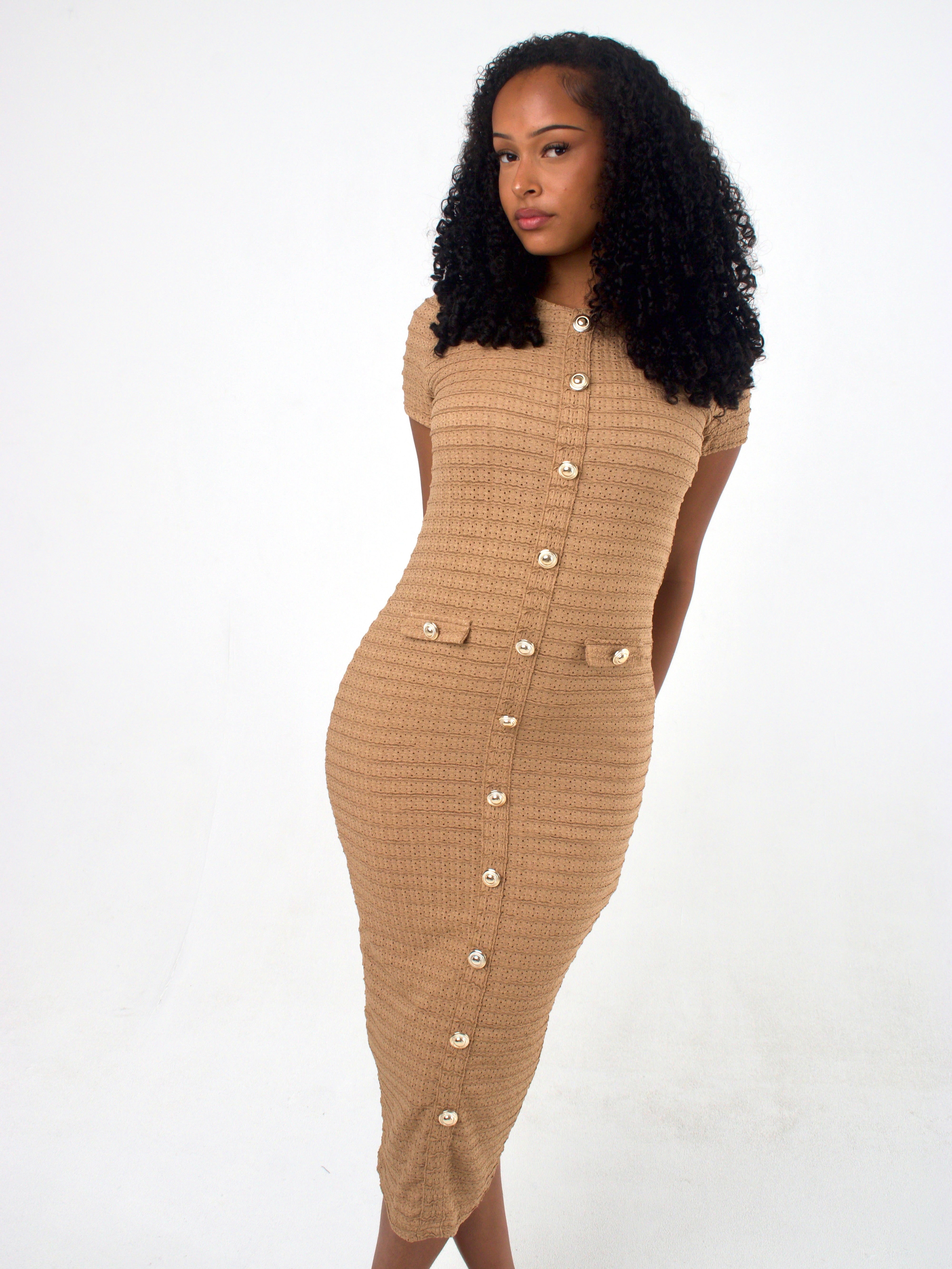 Amara Dress Beige