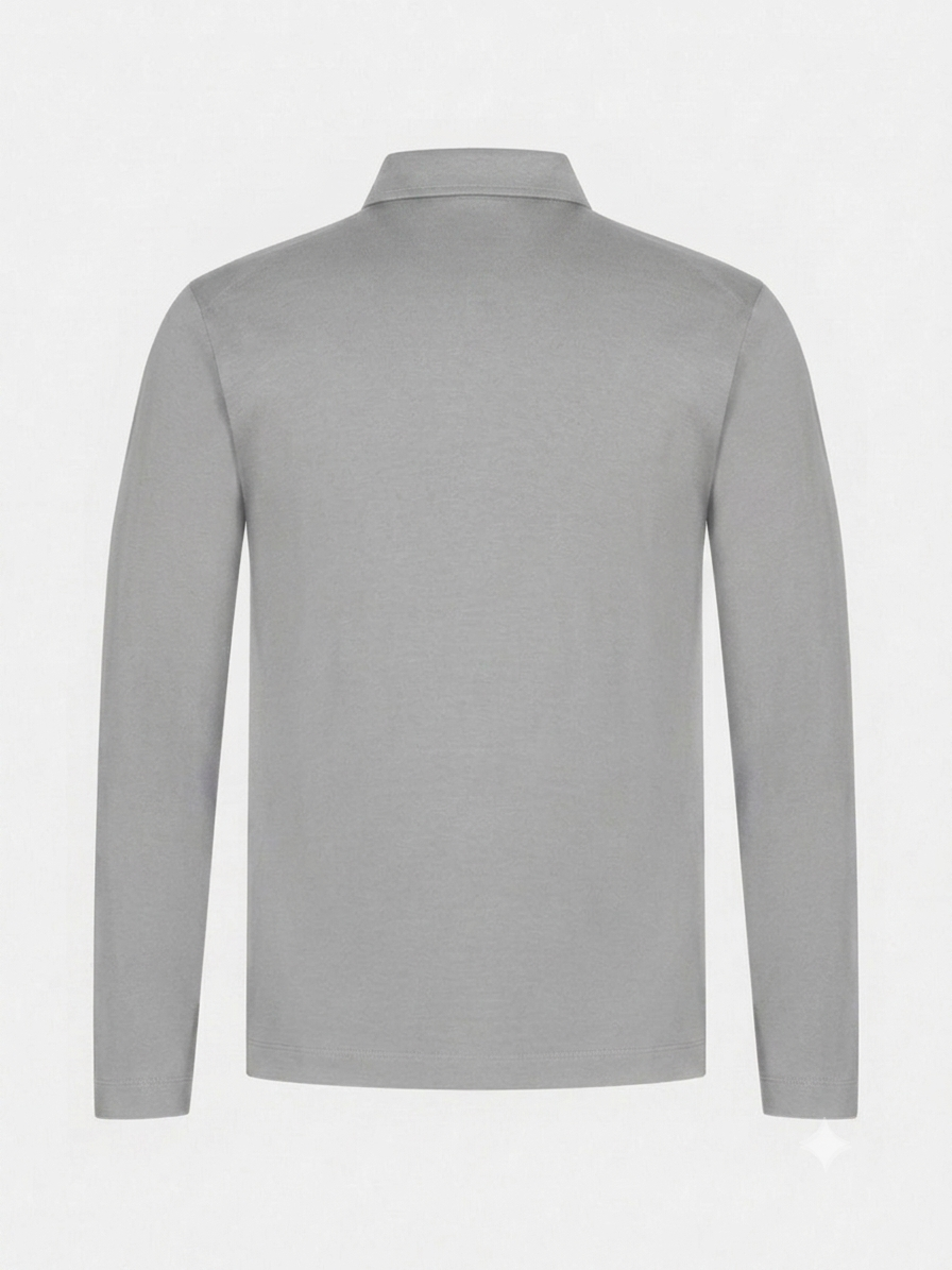 VENIX Luxe Longsleeve Polo Grey