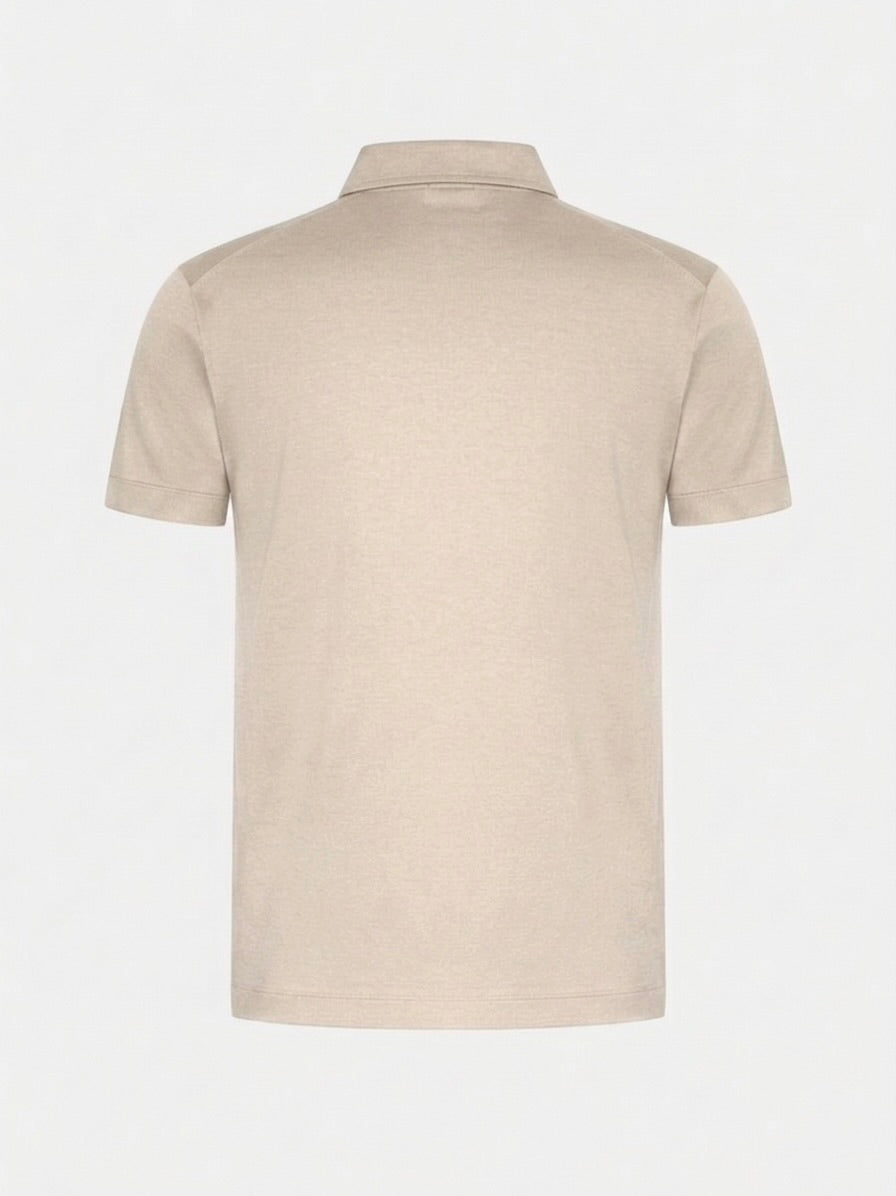 VENIX Luxe Polo T-Shirt Beige