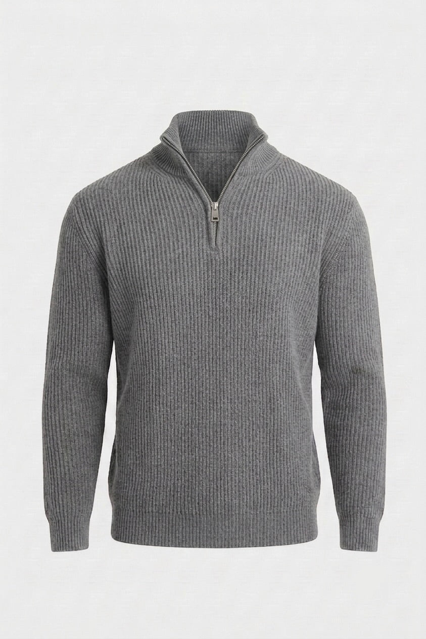 VENIX Quarter Zip Up Vest Grey