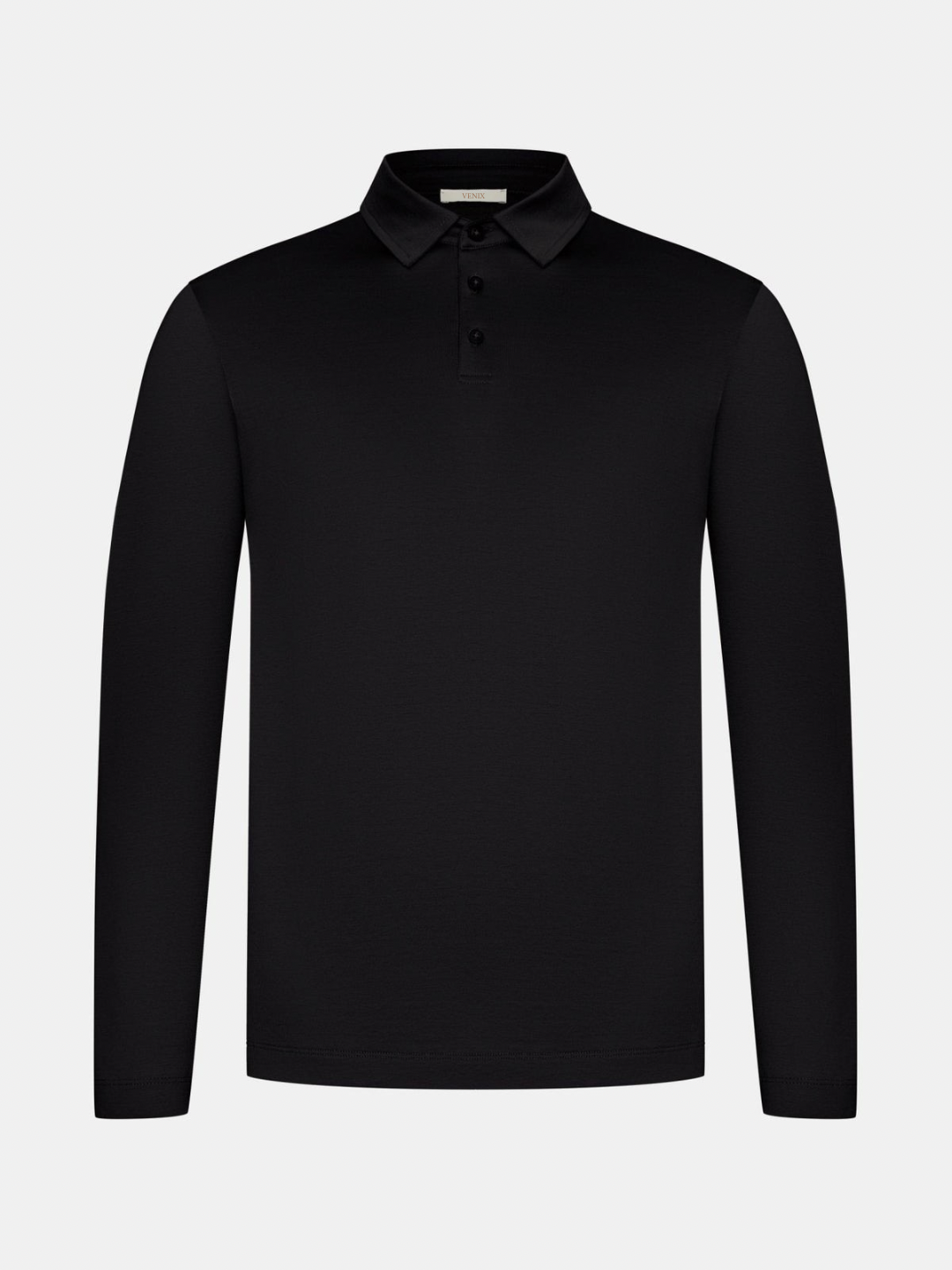 VENIX Luxe Longsleeve Polo Black