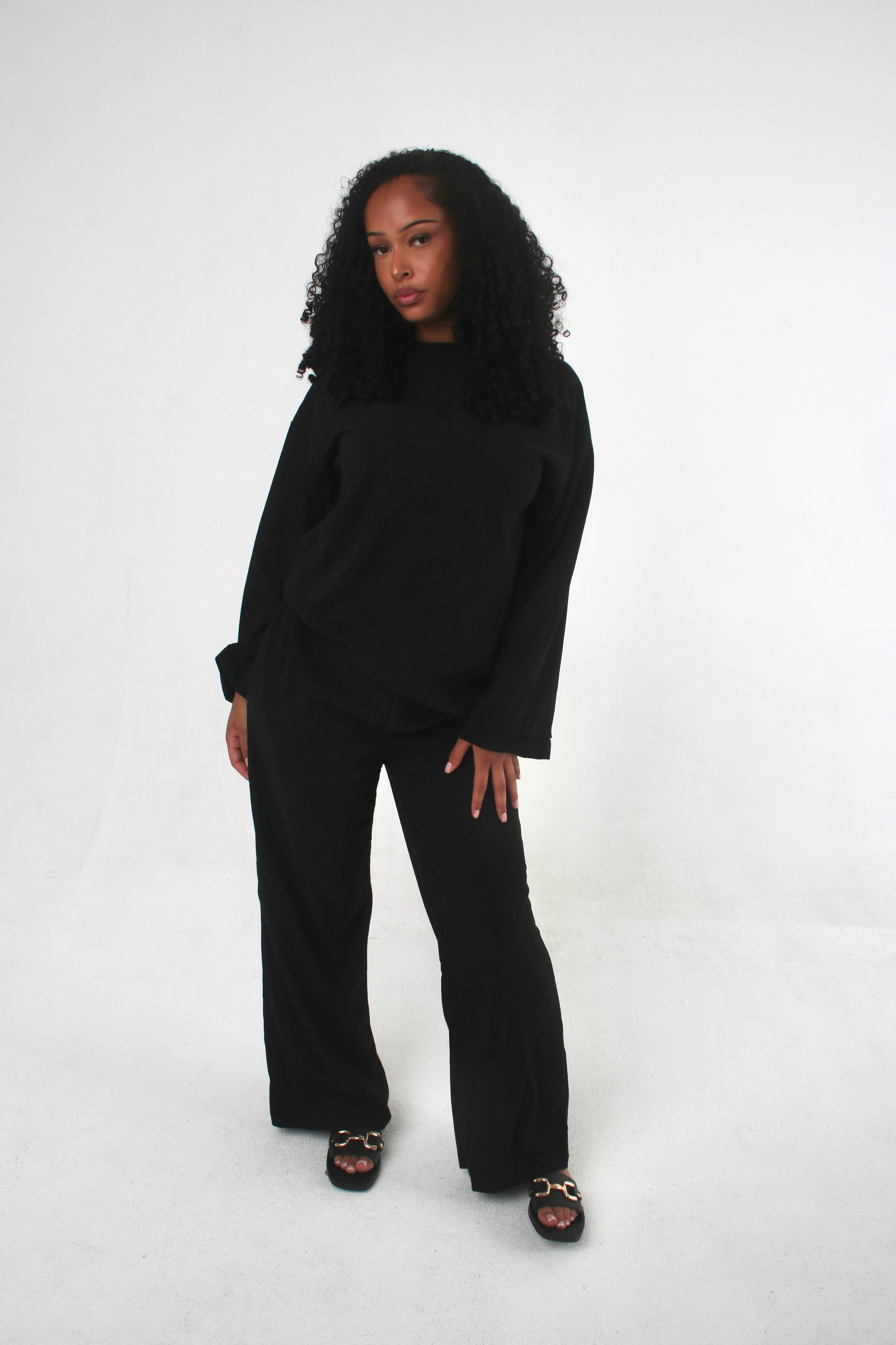 Venix Lounge Set Black