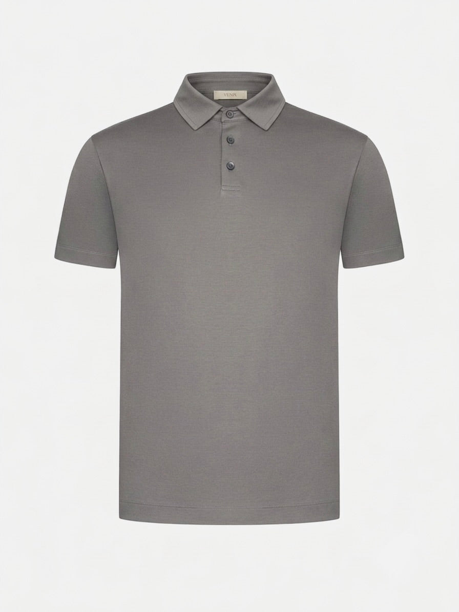 VENIX Luxe Polo T-Shirt Grey
