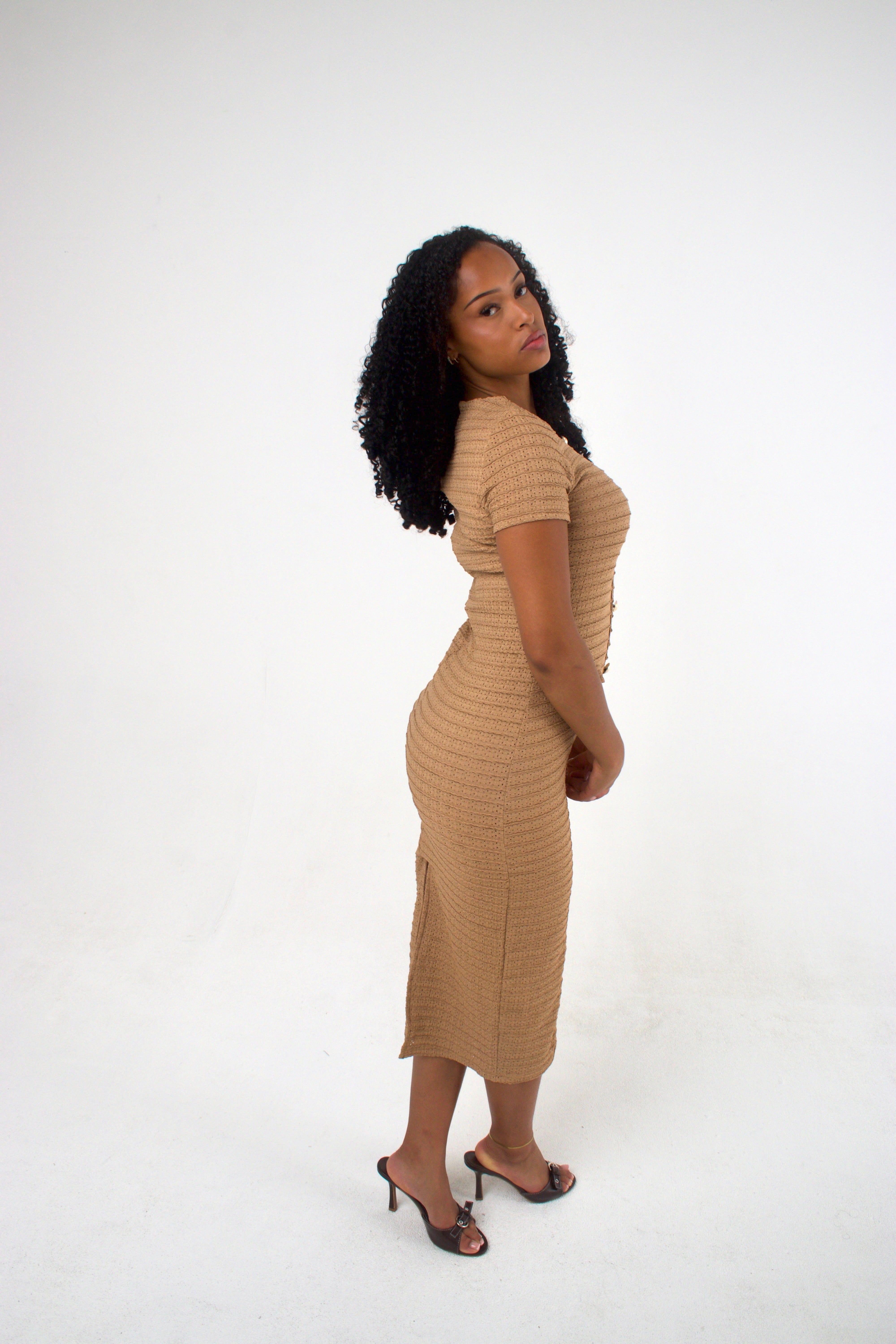 Amara Dress Beige