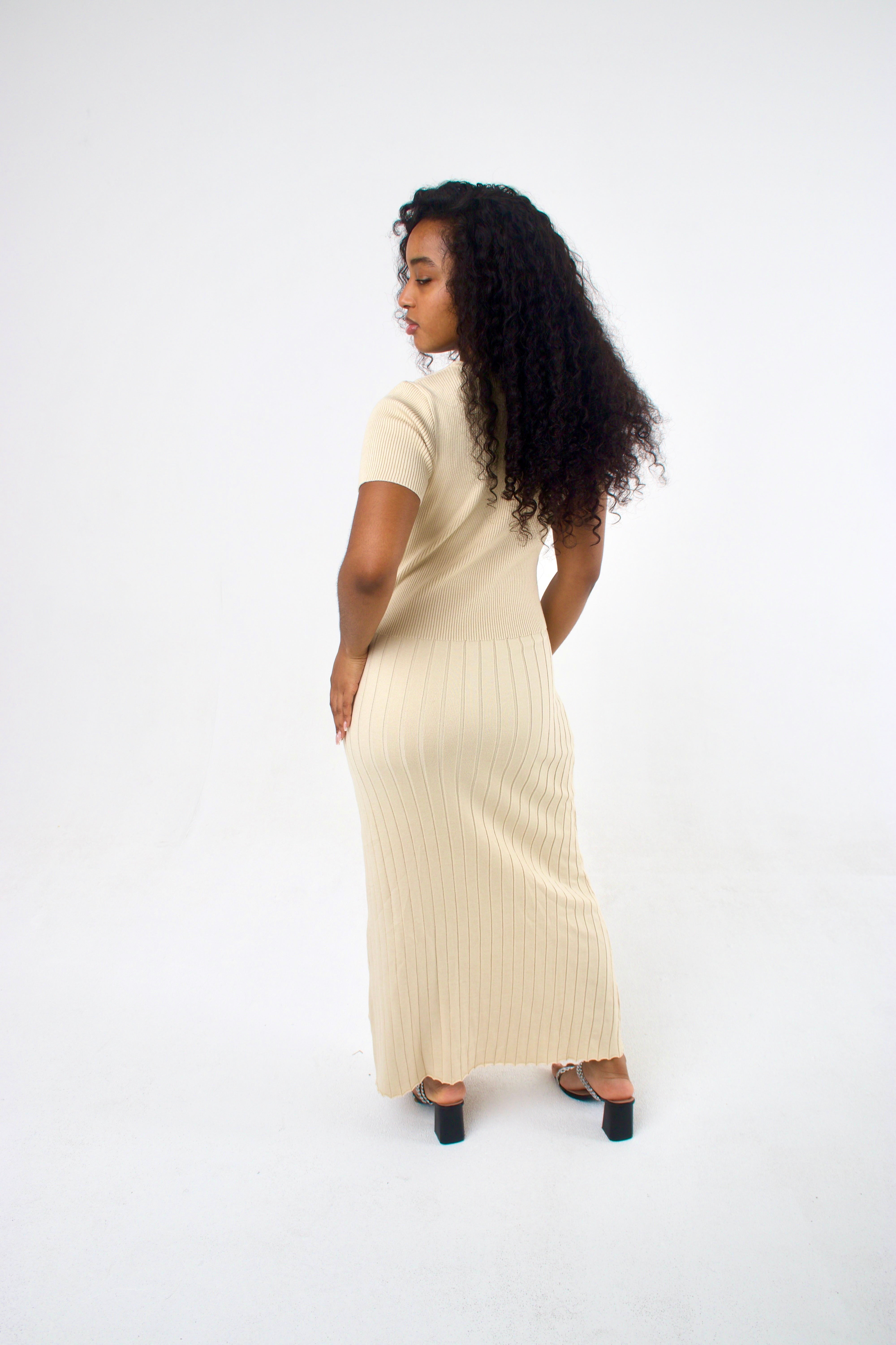 Lucia Dress Beige
