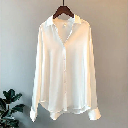 Satin Serenity Blouse