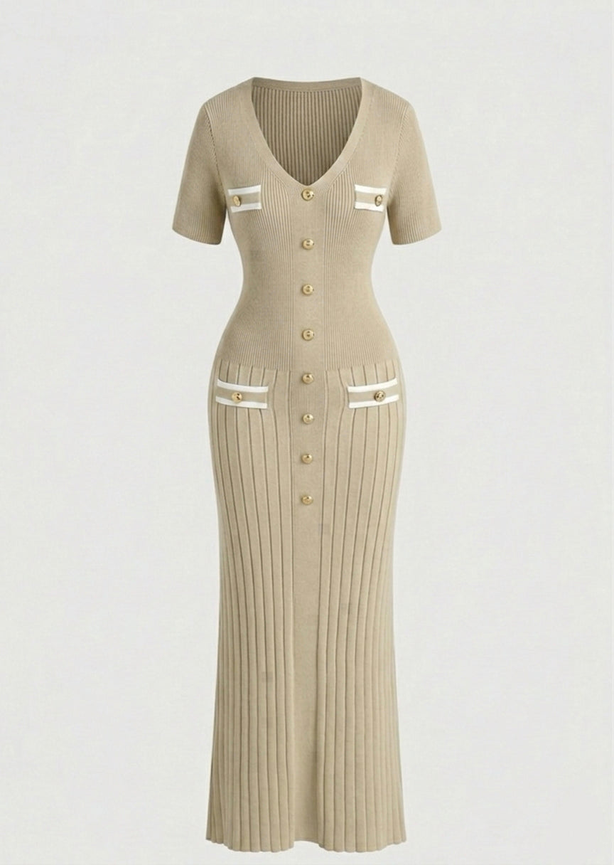 Lucia Dress Beige