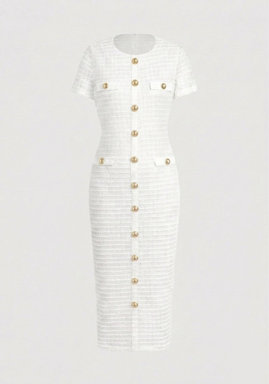 Amara Dress White